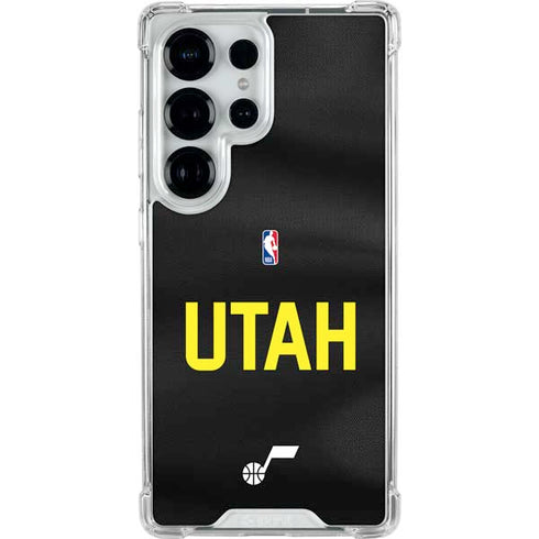 NBA Utah Jazz Jersey Galaxy S25 Ultra Clear Case
